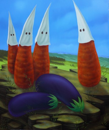 Polní soud II, 130  x 105, olej na plátně, 2013